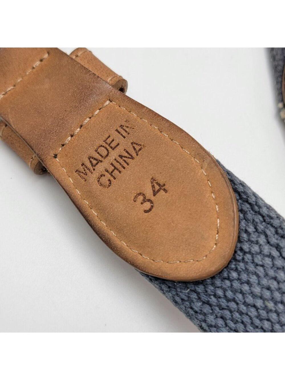 Vtg Guy Harvey Canvas Belt with Leather Accents & Marlin Fish Embroidery Red - Picture 8 of 14